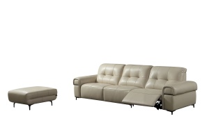 Project Use High Quality Arrival Tufted Leather Ottoman <strong>Footstool</strong> Multiple Color Options Customizable Furniture Manufacturer - Product Image 5