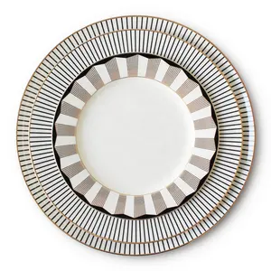 Jacotta Fashion Fine Bone China Crockery Plates for Wedding Events Rental Plates