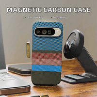 Coque de téléphone magnétique de luxe en fibre de carbone mate, design professionnel, pour Google Pixel 10 Pro XL/7/8/9 Pro XL