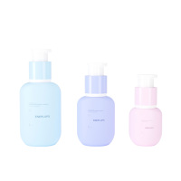 Flacon pompe vide en plastique PET mini pour cosmétiques personnalisés, 30 ml, 50 ml, 80 ml, pour lotion corporelle, crème pour le visage, sérum, emballage pour soins de la peau