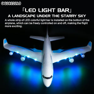 Juguete volador al aire libre con luz Led para niños, <span class=keywords><strong>avión</strong></span> <span class=keywords><strong>de</strong></span> <span class=keywords><strong>pasajeros</strong></span> con control remoto - Product Image 4