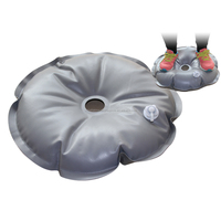 Sac de lestage rond pour drapeau de plage, 10L 15L, pour poteau extérieur/intérieur, sac de lestage rempli d'eau pour mât de publicité extérieure