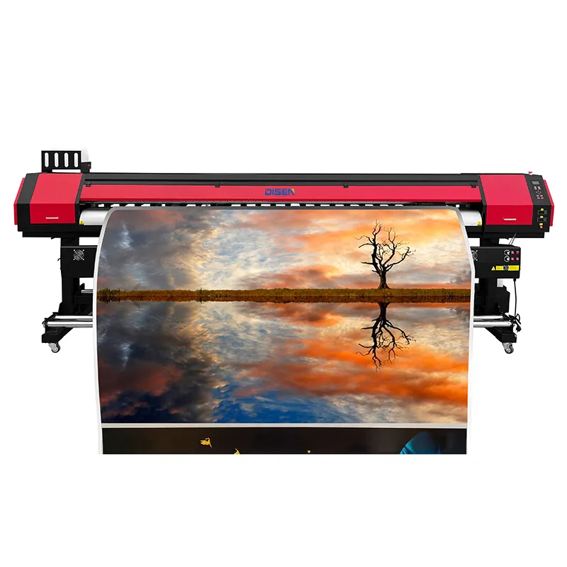 Precio de fábrica Digital Inkjet PVC Vinilo Bandera Banner Papel tapiz Máquina de impresión 3,2 M XP600 DX5 I3200 Cabeza Eco Solvente Impresora