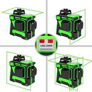 Niveau laser industriel KHC de haute qualité, 12 lignes 3D vertes 635nm, largeur de ligne 2mm, outil de mesure DIY, batterie lithium DC 18V - Product Image 5
