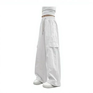 Pantalones de Mujer, Nuevos, de Encaje, Rectos, Holgados, de Cintura Alta, Estilo Bohemio, Sexys y Transparentes - Product Image 3