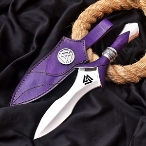 Cuchillo de Acero Inoxidable al por Mayor con Acabado Decorativo Personalizado en el Mango, Construcción Artesanal y Flexible - Product Image 2