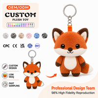 Gantungan Kunci Boneka Plush Custom, Gantungan Kunci Boneka Kartun, Mainan Boneka Plush Personalisasi, Desain Boneka Plush Mini Custom