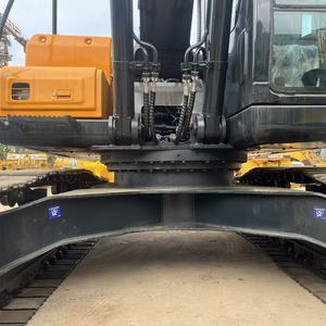 Excavatrice sur chenilles Hyundai 225LC-9 jaune, équipement de construction hydraulique - Product Image 3