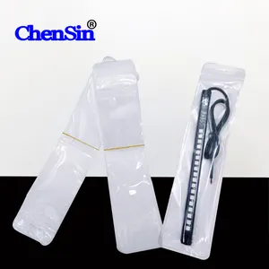 发光二极管产品白色拉链袋透明包装袋带拉链时尚手表塑料袋