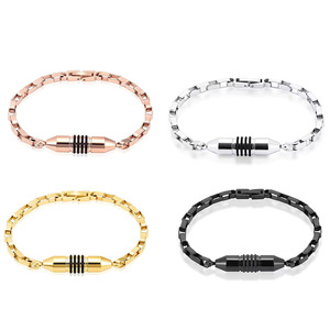 Edelstahl-Feuer bestattungs armband für Asche-zylindrisches Feuer bestattungs armband für menschliche Asche-Gedenk schmuck - Product Image 1