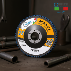 Disque à lamelles Fervi Grindflex 115 mm, meule sans fer pour le métal - Product Image 2