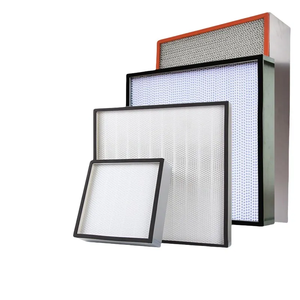 Filtre HEPA H13 H14 à haute efficacité avec cadre en aluminium et joint en gel, réservoir de liquide pour système de ventilation CVC de salle blanche - Product Image 6