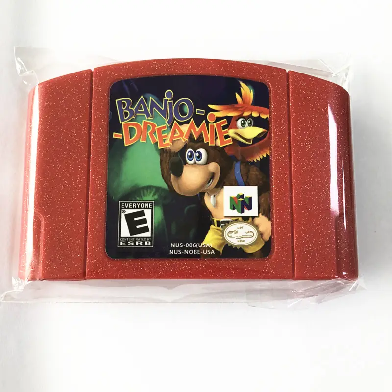 USANTSCバージョンBanjokazooie tooie DreamieN64ゲームカードレトロビデオゲームカートリッジ