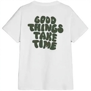 Camiseta de Manga Corta con Cuello Redondo, Corte Regular, 100% Algodón, 200GSM, con Logotipo Personalizado y Estampado por Descarga - Product Image 3