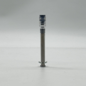 Seringue en verre OEM personnalisée de 1 ml, design fin avec piston en acier inoxydable durable |   Réutilisable pour la distribution scientifique et industrielle - Product Image 4