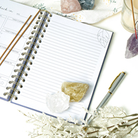 Juego de Diarios Personalizados de Alta Calidad con Espiral, Tapa Dura y Autocuración, Cuaderno Inspirador de Positividad y Afirmaciones