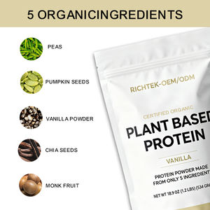 יצרן טוב צמח אורגני על בסיס אבקות חלבון טבעוני עבור מבוגרים שימוש-פרטי תווית גוף - Product Image 3