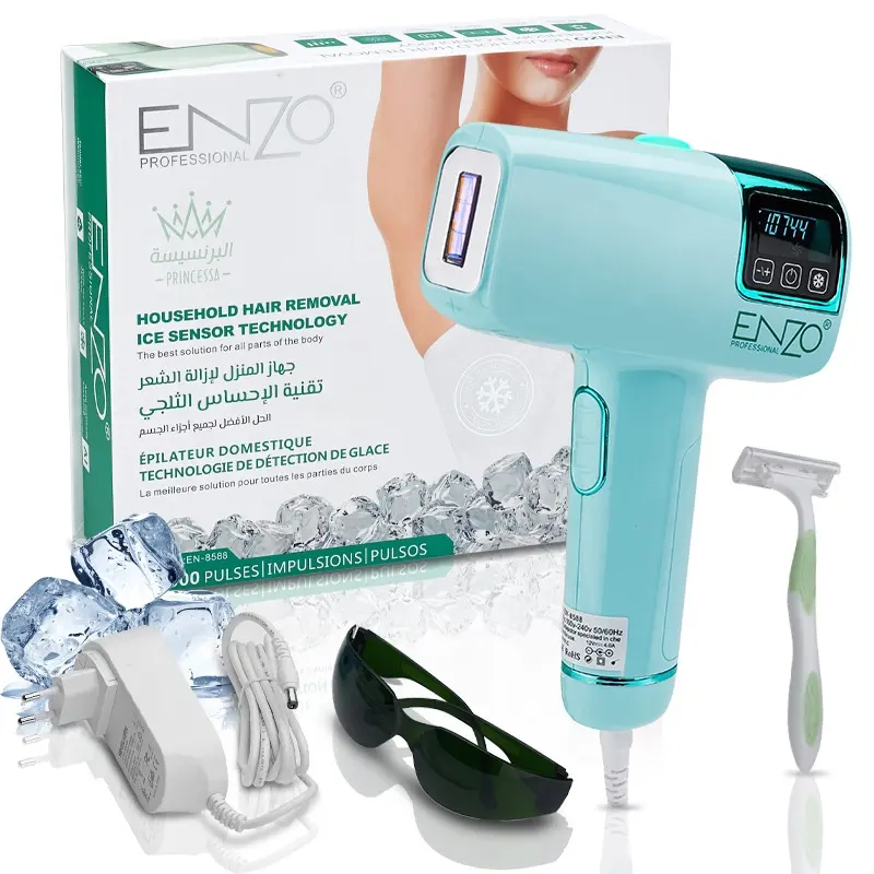 New Arrival Ice Cool Laser Hair Epilator Removal Machine Permanent Painless Hair Remover Device for Facial Body At Home