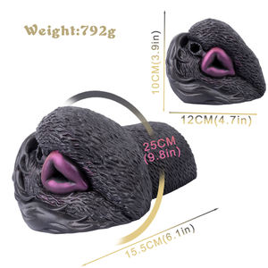 เครื่อง G-6218ซิลิโคนสำหรับสุนัขอวัยวะเพศชายที่แปลกใหม่เครื่องเร่งอวัยวะเพศชายเครื่องสั่นแบบนิ่มสำหรับจินตนาการเครื่องสั่นจิ๋มกระเป๋าช่องคลอดสมจริงพร้อมการสั่นสะเทือน - Product Image 6