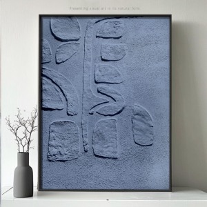 2025 Bán Buôn Tùy Chỉnh Tường Trừu Tượng Nghệ Thuật Wabi Sabi Khách Sạn Tường Nghệ Thuật 100% Handmade 3D Kết Cấu Thạch Cao Sơn - Product Image 1