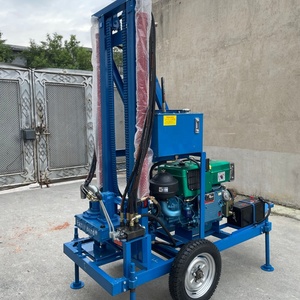 Rig Pengeboran Rotary Hidrolik Portabel Sedang dan Kecil 200m untuk Peralatan Pengeboran Sumur Air - Product Image 4