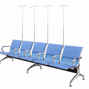 2-Seater Chrome Steel Airport Waiting <b>Chair</b> Public Seat for Optimal Comfort - Product Image 6