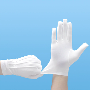 Logotipo personalizado Algodón Poliéster Joyería Premium Marching Band Guantes de algodón blanco Guantes DE TRABAJO Guantes ceremoniales - Product Image 3