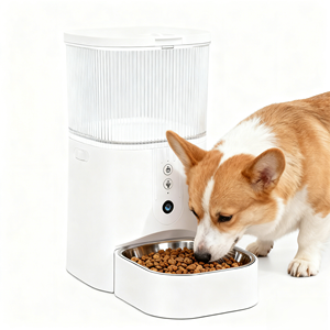 Oem Groothandel Wifi Afstandsbediening Automatische Huisdier Slimme <span class=keywords><strong>Feeder</strong></span> Timing Doseren Kat Hond <span class=keywords><strong>Feeder</strong></span> Batterij Solide Plastic Zorgeloos - Product Image 1