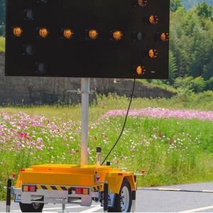 Panneaux d'affichage à messages variables, panneau d'affichage LED pour le trafic, panneau de contrôle LED, panneau de signalisation LED, panneau LED portable sur remorque - Product Image 6