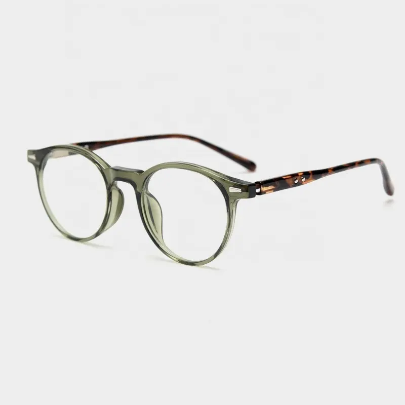 Wholesale Men And Women Unisex Glasses Frames Optical Eyewear Frame Classic Round TR90 Eyeglasses For Myopia