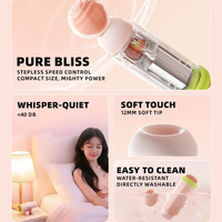 Vibrateur en forme de crayon à succion, 10 fréquences, moins de 40 dB, charge Type-C, contrôle par application, pour femmes