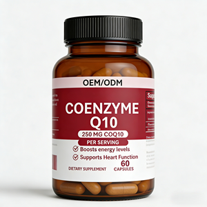 קפסולות קואנזים Q10 למבוגרים 250 מיליגרם למנה 60 כמוסות תוסף תזונה לחיזוק אנרגיה ובריאות הלב ייצור לפי הזמנה/מותג פרטי בכמויות גדולות - Product Image 1