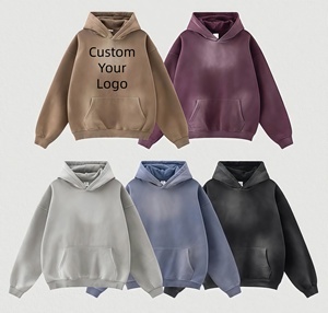 Sudadera con Capucha Extra Grande para Hombre, de Felpa Gruesa de 350 g/m², Sudadera Personalizada de Estilo Urbano - Product Image 1