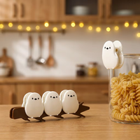 MIXWARES Clip de scellage alimentaire magnétique, support aimanté pour réfrigérateur en forme d'oiseau mignon, pour le rangement des collations, du café et des épices dans la cuisine