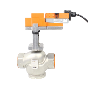 Válvula de Control Proporcional Motorizada Eléctrica de 2-10V, NV24A-MP-TPC DN15-DN50, 2 y 3 Vías - Product Image 1