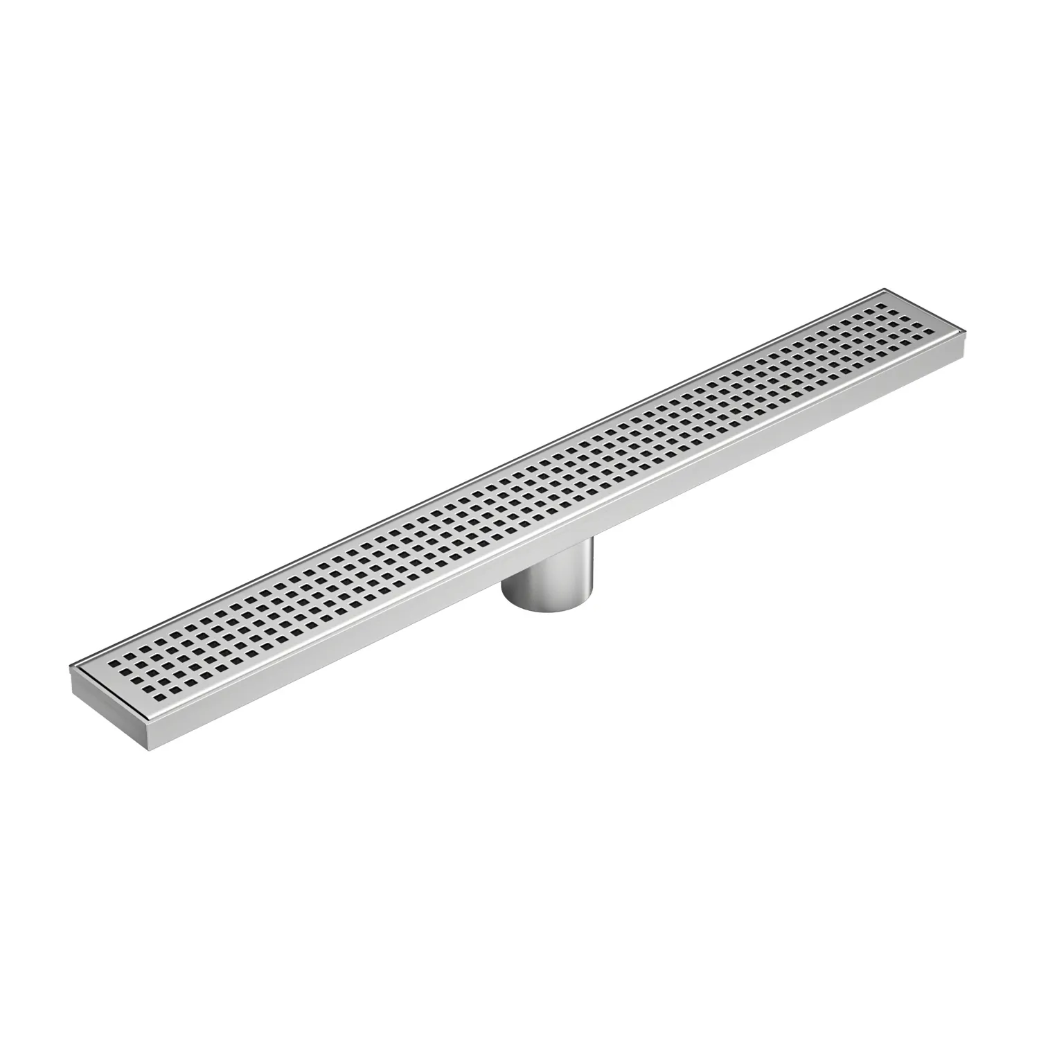 Wholesale Square Hole Pattern Linear Cover Vertical Outlet Linear Shower Drain For Bathroom
