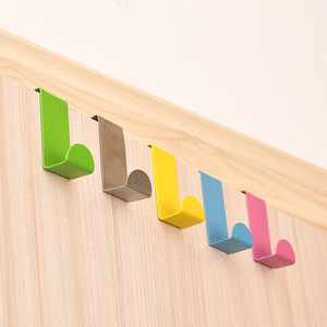 Ganchos de Acero Inoxidable en Forma de S para Puerta, Sin Clavos, Sin Rastro, Perchero Organizador para Ropa, Estante Colgante para Puerta, Multicolor - Product Image 2