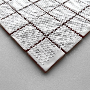 Suministro de fábrica 300x300 China brillante iridiscente <span class=keywords><strong>P</strong></span> tinta superficie brillante azulejo de mosaico de vidrio esmaltado al por mayor para pared - Product Image 4