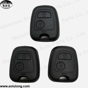 Carcasa de llave remota de coche de 2 botones sin hoja, cubierta de carcasa de llaves de vehículo para Citroen C1 C2 C3 C4 XSARA Picasso - Product Image 1