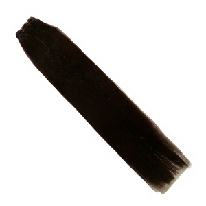 Cheveux humains naturels noirs longs et raides, ensemble complet pour la tête, densité 100%, cheveux Remy, base en soie, double tirage, toutes les couleurs, taille personnalisable - Product Image 1