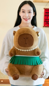 Megan il più venduto delfino peluche figura giocattolo brutto grazioso cuscino per bambini dello <span class=keywords><strong>Zoo</strong></span> con Design gonna di erba per bambola di cavia - Product Image 4