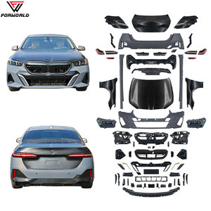 FW Body Kit fabbrica per <span class=keywords><strong>BMW</strong></span> serie 5 F10 F18 aggiornamento 2011-2017 G60 MT (taglio stile) griglia paraurti anteriore posteriore Spoiler gonna parafango - Product Image 1