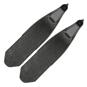 Aletas de esnórquel ultralargadas para adultos, de fibra de carbono negra, cómodas, para buceo, con bolsillo para los pies