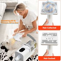 Kit Profesional 9 en 1 de Bajo Ruido para Succión de Aire Frío y Caliente, Afeitado y Recorte, Multifunción para Salón y Peluquería Canina
