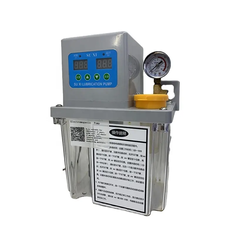 Pompa di lubrificazione digitale automatica 220V riempitrice elettrica ingranaggio di riempimento pressione tipo oliatore CNC