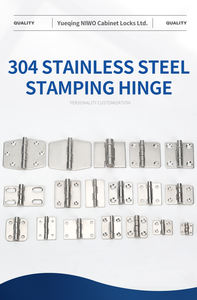 Прямые продажи с фабрики складные мебельные петли из 304 нержавеющей стали штампованные петли - Product Image 6