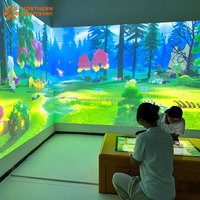 Jeux de projecteur interactifs, peinture magique, projection murale, écran tactile, dessin par projection pour parc d'attractions