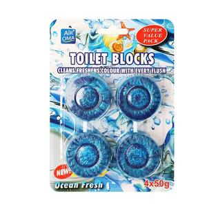 Pulitore per wc a bolle blu solido personalizzabile da produttori professionisti 2/4/5/6 Pack OEM Toilet Treasure - Product Image 4