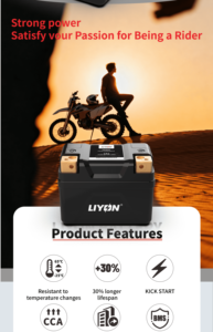 Batería de Motocicleta LP7 12.8V 3AH de Litio, Piezas de Motocicleta para Scooter, UTV, ATV, Motocicleta Haojue, <span class=keywords><strong>BMW</strong></span>, Honda, Yamaha - Product Image 4