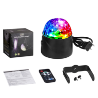 Lumières de fête Dj Disco Ball Light, lumières stroboscopiques de scène LED activées avec télécommande pour la maison de mariage d'anniversaire
